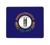 Lavable Tapis de Bureau, Impression du Drapeau de l'État du Kentucky Gaming Mousepad Base en Caoutchouc Tapis de Souris Gamer pour Ordinateur Jeux Souris