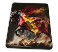 Lavable Tapis De Gaming Art Abstrait du Drapeau Espagnol De La Tauromachie 25X30Cm, Mousepad Portable Tapis De Souris Gamer pour Joueurs Professionnels Jeux Souris