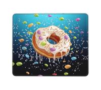 Lavable Tapis de Gaming, Donut Mousepad Confort Tapis de Souris pour Claviers Souris Joueurs Professionnels