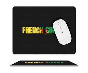 Lavable Tapis de Souris de Jeu Logo de la Guyane française Gaming Mousepad Gamer Mouse Pad 25x30cm pour Bureau,Claviers,Les capteurs de Jeu