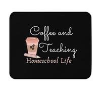 Lavable Tapis de Souris Gamer, Café et enseignement École à Domicile Appréciation Amusante des directeurs Gaming Mousepad Base en Caoutchouc Tapis de Souris Gaming pour Claviers Bureau