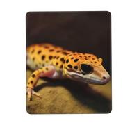 Lavable Tapis De Souris Gaming Gecko Léopard 25X30Cm, Mouse Pad Résistant À Usure Tapis Souris pour Claviers Souris Joueurs Professionnels