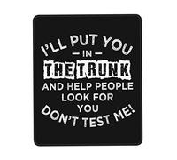 Lavable Tapis Souris, Je Te mettrai dans Le et aiderai Les Gens à Te Chercher Mousepad résistant à Usure Tapis de Souris de Jeu pour PC Souris Les capteurs de Jeu