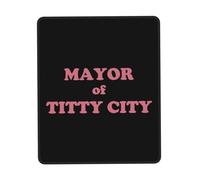 Lavable Tapis Souris, Maire de Titty City Gaming Mousepad Durable Tapis de Souris de Jeu pour Jeux Les capteurs de Jeu Ordinateur