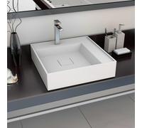 Lavabo 120x46x11 cm Fonte Minérale Lave-Mains Vasque Salle de Bain vidaXL