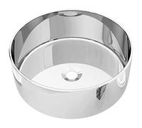 vidaXL Lavabo lave-mains 40 x 15 cm céramique argentée