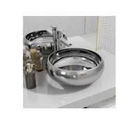 Lavabo 40 x 15 cm Céramique Argenté