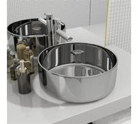 Lavabo 40 x 15 cm Céramique Argenté