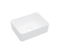 vidaXL Lavabo lave-mains à poser en céramique 40x30x13 cm Blanc