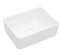 vidaXL Lavabo lave-mains à poser en céramique 40x30x13 cm Blanc