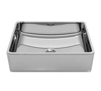 Lavabo 41 x 30 x 12 cm Céramique Argenté