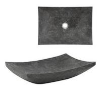 Lavabo 50 x 35 x 12 cm Marbre Noir Noir G