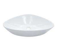 vidaXL Lavabo 58,5 x 39 x 14 cm Céramique Blanc