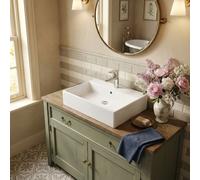 Lavabo 60 x 42 cm blanc en céramique à poser ou suspendu Ideal Standard Strada (K077801)