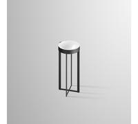 Lavabo à colonnes Alape WT.RX400.CR, L:397 mm, H:900 mm, P:427 mm, benne ronde