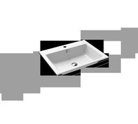 Kaldewei Lavabo encastré Puro 3151 600×460×14 mm Blanc Pearleffect 1 trou – 900106013001