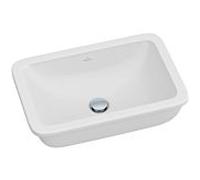 Villeroy & Boch Loop & Friends - Lavabo à encastrer par le dessous 540x340mm sans trous de robinetterie sans trop-plein blanc sans CeramicPlus