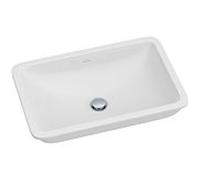 Lavabo à encastrer Villeroy & Boch LOOP & FRIENDS 61632001 61,5 x 38 cm, blanc, sans plage de robinetterie, avec trop-plein