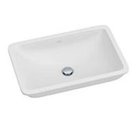 Lavabo à encastrer Villeroy & Boch LOOP & FRIENDS 61632101 61,5 x 38 cm, blanc, sans plage de robinetterie, sans trop-plein