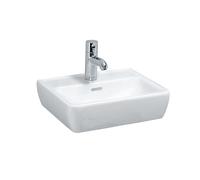Lavabo à main LAUFEN PRO A, 1 trou de robinetterie, avec trop-plein, 450 x 34...