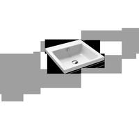 Lavabo à poser Kaldewei Puro 3153, 460 x 460 x 40 mm, 900306003001, Exécution: Sans trou de coulée