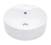 Lavabo À Poser/ Lavabo avec trop-plein 36x13 cm Céramique - UU - Blanc SMGCC374078