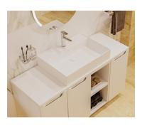 Lavabo à suspendre et à poser SAT Infinitio 60,5x46,5 cm (SATINF6046)