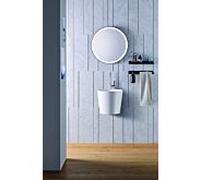 Lavabo Alape CO400H 5042800000 Ø 400 mm, blanc, sans trou de robinetterie, avec trop-plein