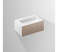 Lavabo Alape Folio 5155811000 804 x 500 mm, pierre de lune, avec trou de robinetterie, sans trop-plein