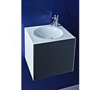 Lavabo Alape Folio11 5161811000 381 x 361 x 363 mm, laque satinée pierre de lune, avec trou de robinetterie, sans trop-plein