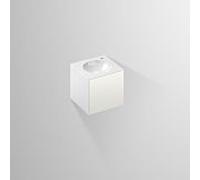 Alape WP.Folio11 Plan de toilette, 381x361x363mm, 1 porte Ã gauche, plan de toilette avec trou pour robinet, 516181, Couleur (avant/corps): LaquÃ© blanc satinÃ© - 5161814000