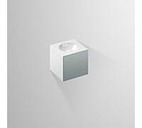 Alape WP.Folio12, plan de toilette, 381x361x363mm, 1 porte à gauche, lavabo sans trou pour robinet, 5161510000, Couleur: Laque mate soyeuse Gris fossile