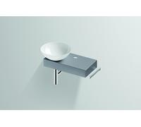 Lavabo Alape Piccolo Novo, L/H/T 555/400/320, bassin à coque blanc, gauche, 1