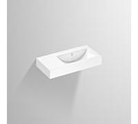 Lavabo Alape WT.PR800.R, rectangulaire L : 800mm H : 143mm P : 405mm, 4207300000, blanc