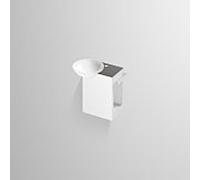 Lavabo Alape WP.Insert1 5241000110, vasque Ø 300 mm à gauche, brun anthracite, étagère à droite, avec trou de robinetterie.