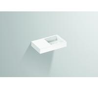 Lavabo Alape WT.QS525.R, rectangulaire L : 525mm H : 94mm P : 325mm, blanc, 4274000000
