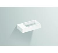Lavabo Alape WT.XS500.R, rectangulaire L : 500mm H : 100mm P : 268mm, blanc, 4293000000