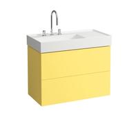Lavabo asym. d kartell 90 blanc - LAUFEN H8103380001121