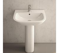 Lavabo avec colonne en céramique blanche 65x47,5 cm - S20 | Vitra