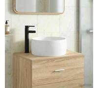 Lavabo avec robinet et évacuation Céramique de salle de bain Bassin vidaXL vidaX
