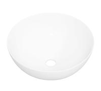 Wasbak 36x15 cm rond keramiek wit153343