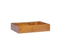 vidaXL Lavabo Bois de teck massif 50x35x10 cm