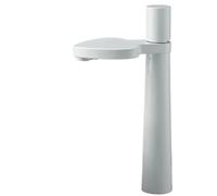 Lavabo brossé, robinet de salle de bains, lavage à froid et à chaud, lavabo à main Simple W3049(Bianco,High)