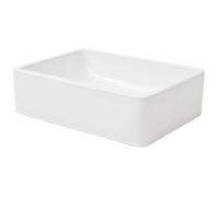 Lavabo - CLOUD - Vasque Céramique Blanc 41x30x12 cm L57