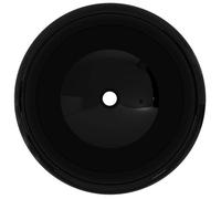 Lavabo - CLOUD - Vasque rond - Céramique Noir 40x15 cm L73