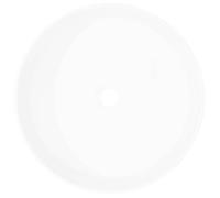 Lavabo - CLOUD - Vasque ronde - Céramique Blanc 40x15 cm L85