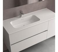 Lavabo Constanza 1000D Sans Siphon Et Bonde Clic-Clac, Pour Meuble 700 Blanc Mat 1010 X 20 X 460 Mm - SALGAR 113784