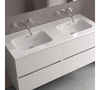 Lavabo Constanza 1210 Sans Siphon Et Bonde Clic-Clac Blanc Brillant 1210 X 20 X 460 Mm - SALGAR 114560