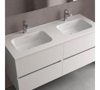 Lavabo Constanza 1210 Sans Siphon Et Bonde Clic-Clac Blanc Mat 1210 X 20 X 460 Mm - SALGAR 113780