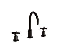 Lavabo Cross Road 3 Trous + Vidage Blackmat Robinetterie CROSS ROAD - CRISTINA ONDYNA CR20513